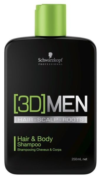 3D Men Hair & Body šampoon 250ml-0