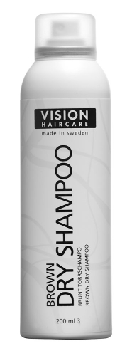 Vision Haircare Brown Dry Shampoo 200ml-0