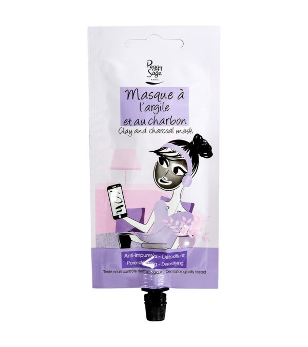 Peggy Sage Clay and charcoal mask 25ml-0